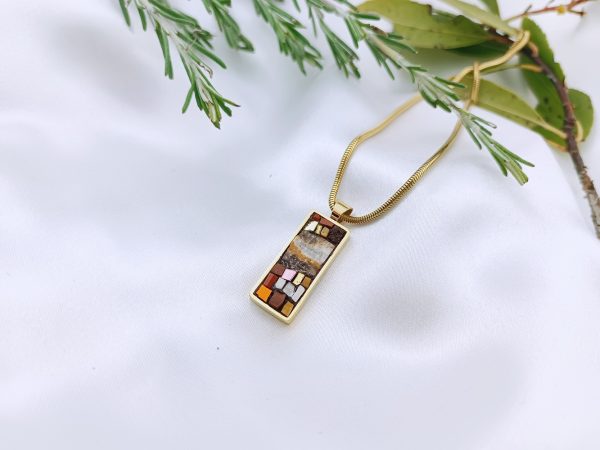 BIJOUX EN BOUTIQUE - Pendentif - Rectangle