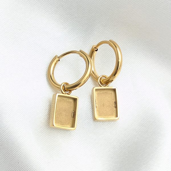 Boucles d'oreilles - Minis rectangles